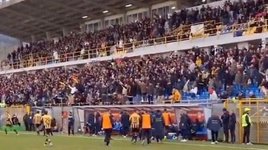 Juve Stabia deny fans used fascist salute after Mussolini goal