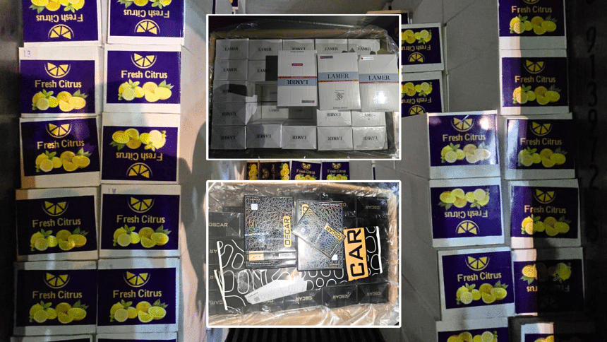 1.25cr cigarettes seized in Ctg 1.25cr cigarettes seized in Ctg