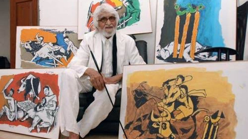 25 rare MF Husain paintings to be auctioned in Mumbai 25 rare MF Husain paintings to be auctioned in Mumbai