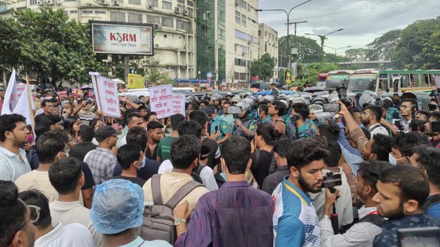 Job seekers Shahbagh protest Job seekers Shahbagh protest