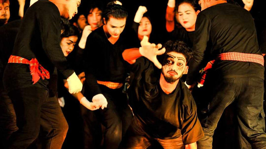 Three-day International Mime Festival kicks off at Dhaka University Three-day International Mime Festival kicks off at Dhaka University