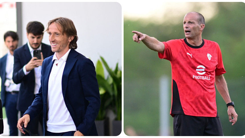 Luka Modric, Massimiliano Allegri Luka Modric, Massimiliano Allegri