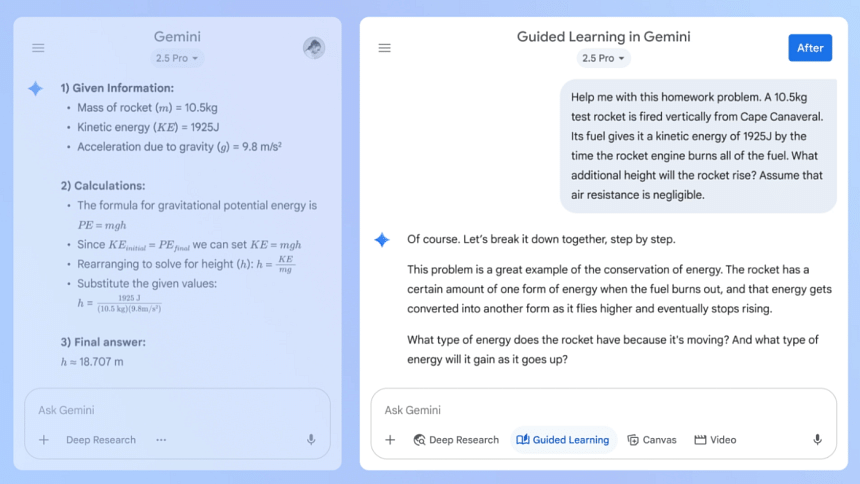 Gemini Guided Learning Gemini Guided Learning