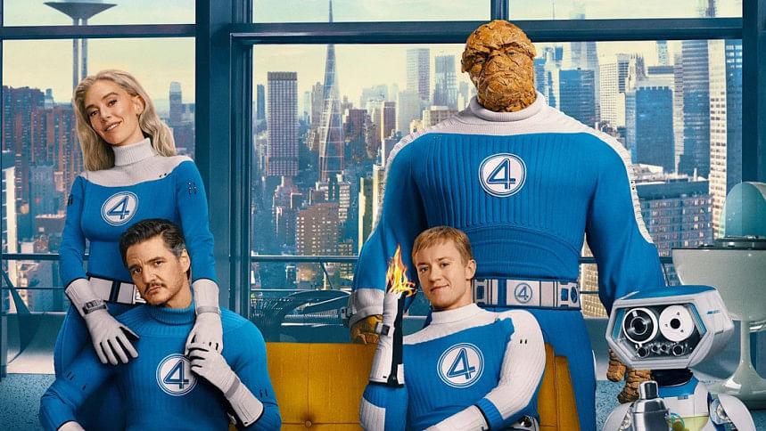 Promotional material for The Fantastic Four: First Steps Promotional material for The Fantastic Four: First Steps