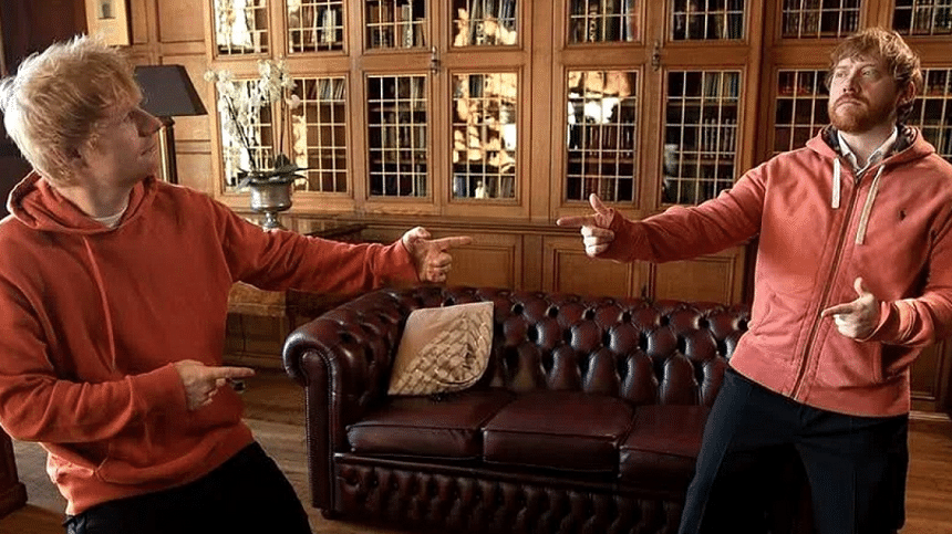 Rupert Grint reprises Ed Sheeran-obsessed role in new music video Rupert Grint reprises Ed Sheeran-obsessed role in new music video