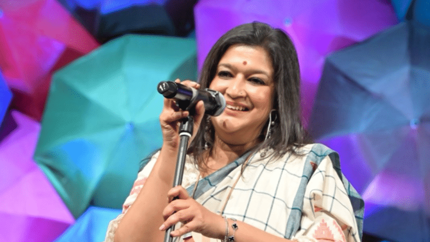 Asked to sing Hindi at Pohela Boishakh despite lifelong Bangla career: Sahana Bajpaie Asked to sing Hindi at Pohela Boishakh despite lifelong Bangla career: Sahana Bajpaie