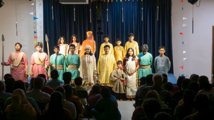 Bibarton’s child artistes stage Tagore’s ‘Rother Roshi’ Bibarton’s child artistes stage Tagore’s ‘Rother Roshi’