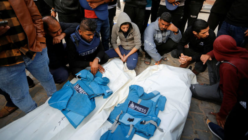 Journalists being killed in Gaza