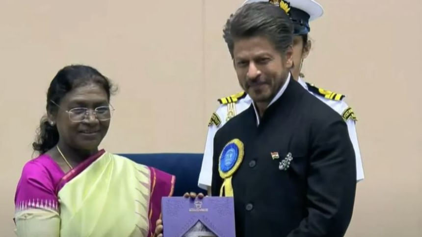 SRK and Rani Mukerji receive their first National Film Awards today SRK and Rani Mukerji receive their first National Film Awards today