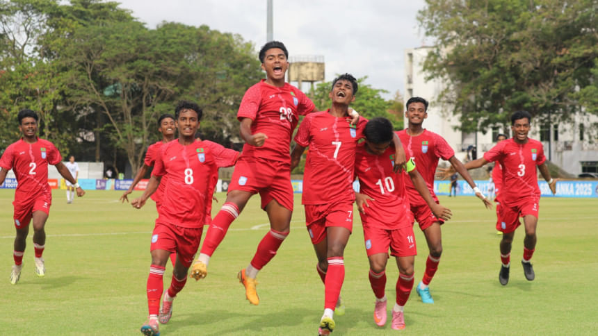 Bangladesh beat Pakistan to reach saff u17 final Bangladesh beat Pakistan to reach saff u17 final