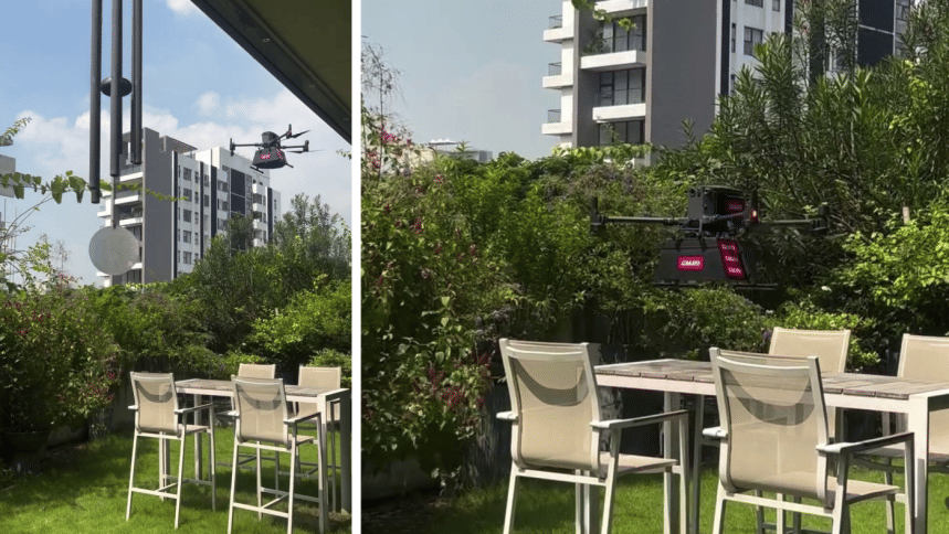 Can a drone deliver dinner in Dhaka? Izakaya just tried it Can a drone deliver dinner in Dhaka? Izakaya just tried it