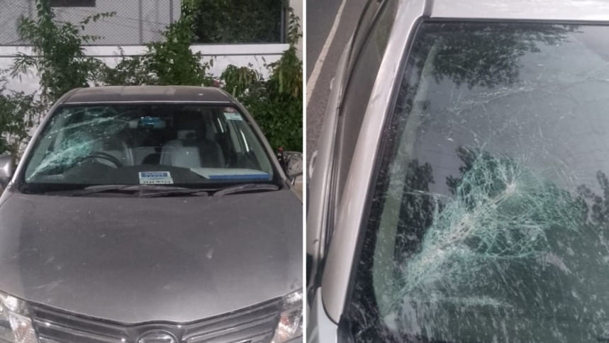 AK Azad’s motorcade attacked in Faridpur