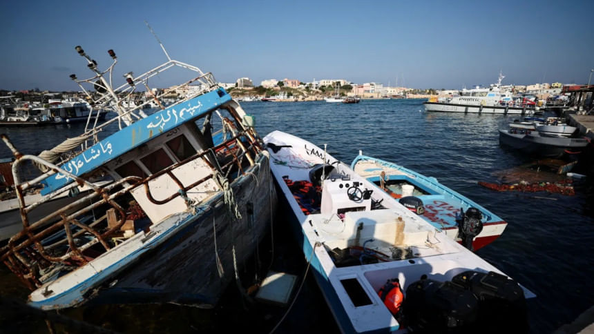 One dead, dozens missing as migrant boat capsizes off Italy's Lampedusa