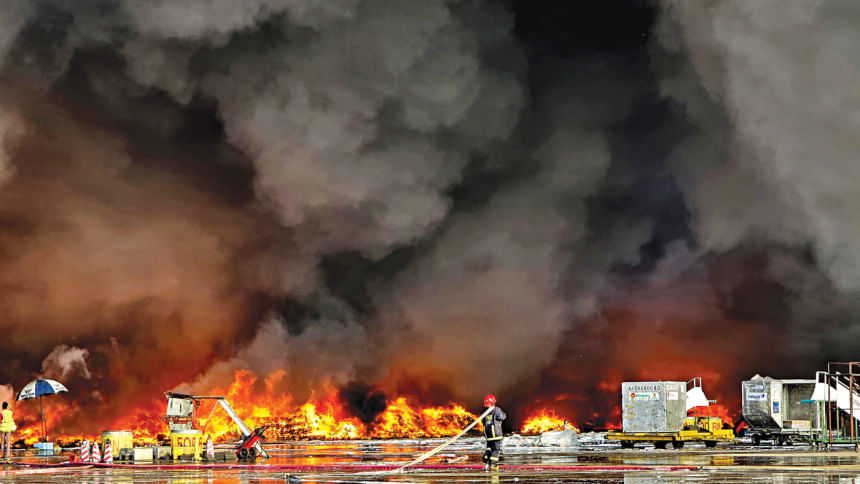Fire likely started in import courier area: CAAB chief