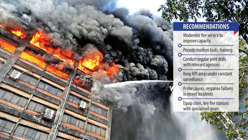 Chemical, Industrial Blazes: Fire service struggles with limited capacity