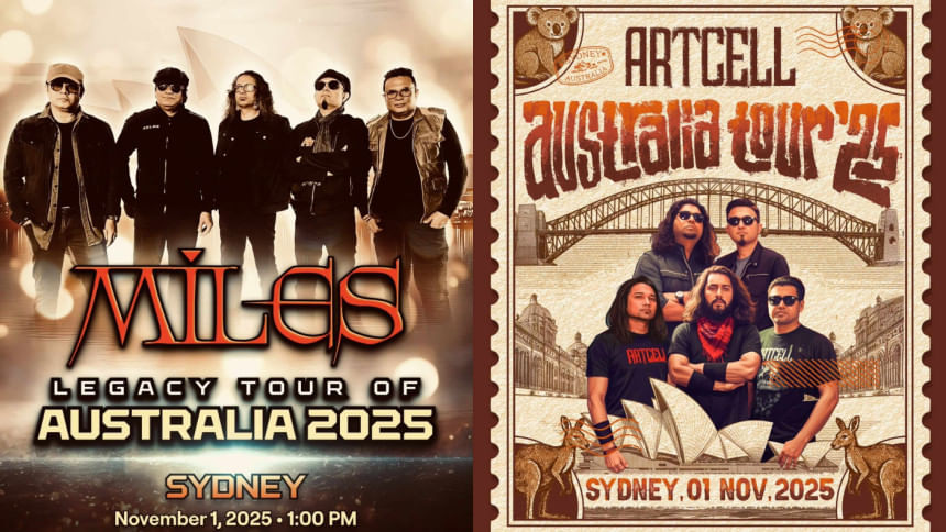 From ‘Phiriye Dao’ to ‘Dhushor Shomoy’: Miles and Artcell perform together in Sydney