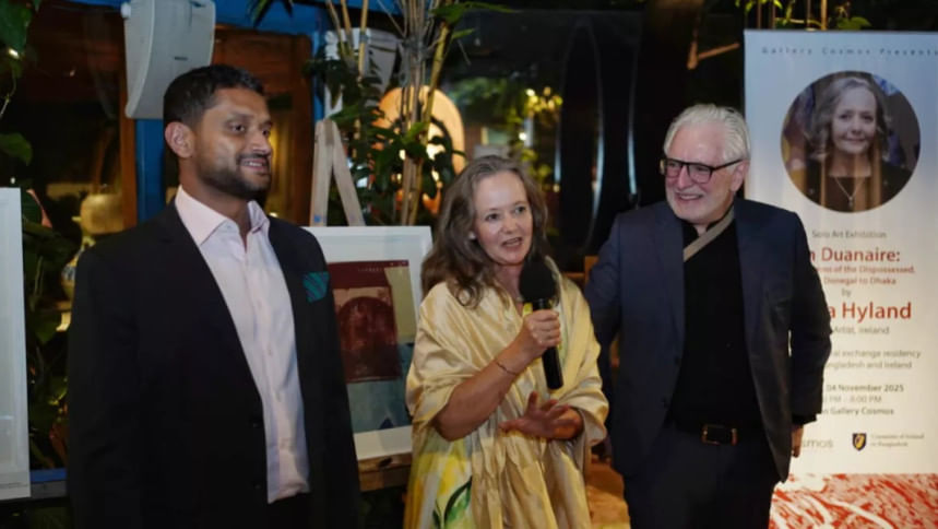 Irish artist Oona Hyland bridges cultures through Dhaka solo exhibition