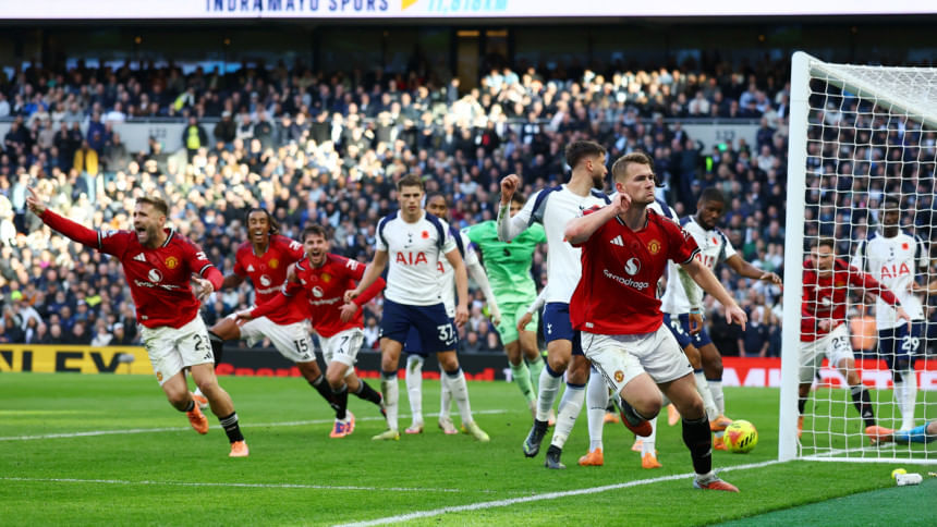 De Ligt's last-gasp equaliser earns Man United 2-2 draw at Spurs