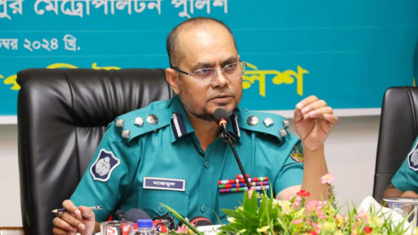 Blocking road for his commute: Gazipur Police Commissioner Nazmul suspended