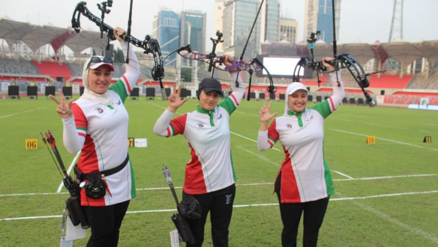 Compound women's team miss out on medal