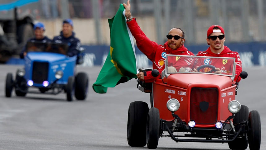 Ferrari boss tells Hamilton, Leclerc to drive, not talk