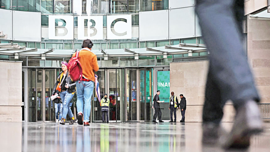 BBC grapples with response to Trump legal threat