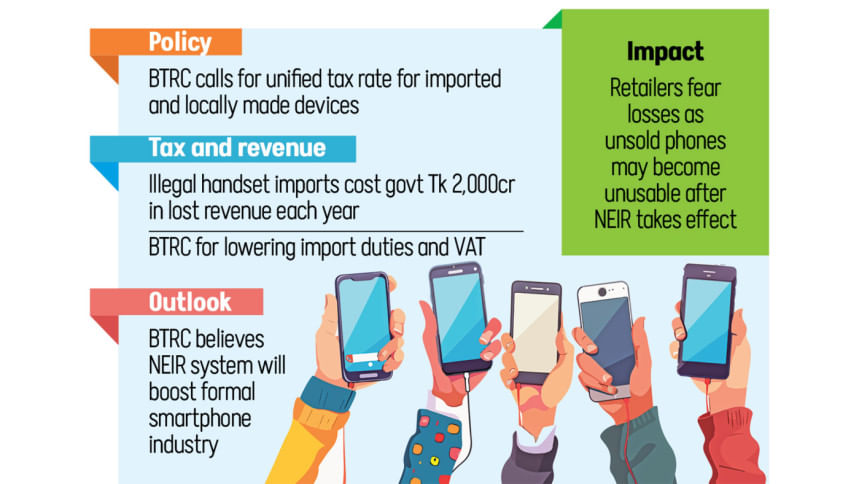 Fix tax rates for illegal phones before NEIR launch