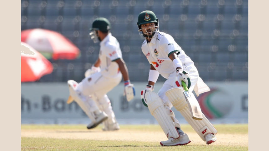 ‘I never think I'm the captain while batting’: Shanto after sparkling Sylhet Test ton