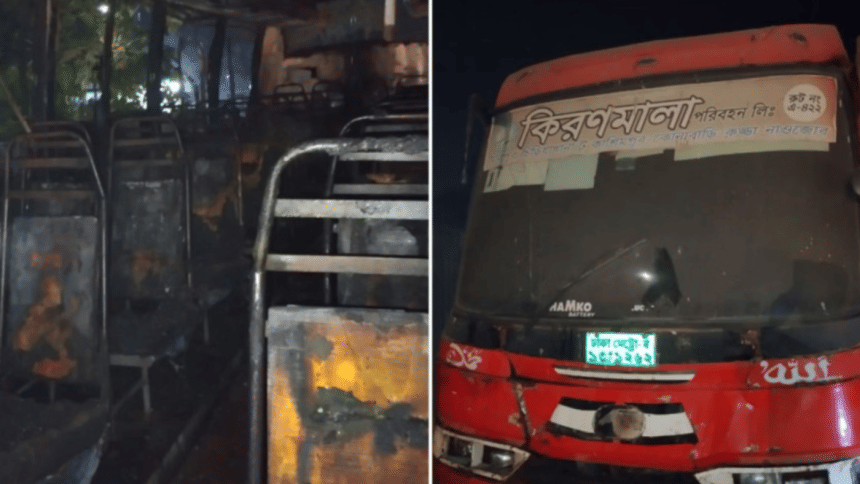Local AL leader promised Tk 5,000 to youths to set bus on fire in Mirpur, police say