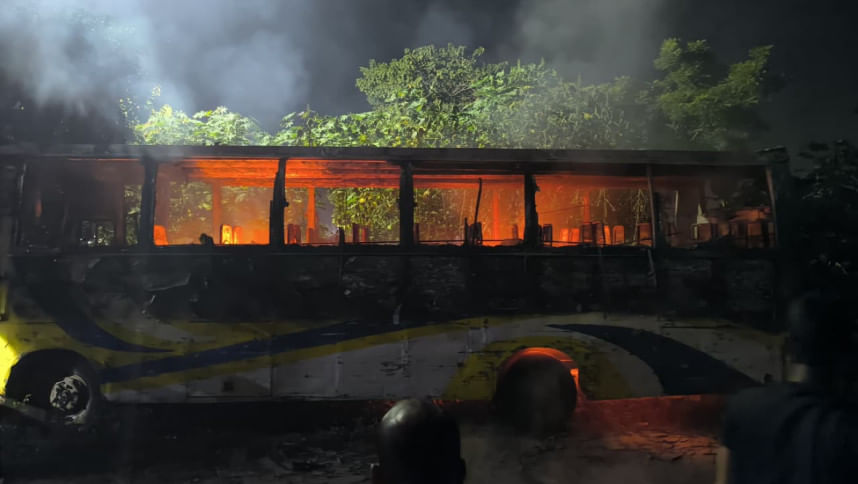Three buses torched in Dhaka's Savar, Chattogram, Narayanganj