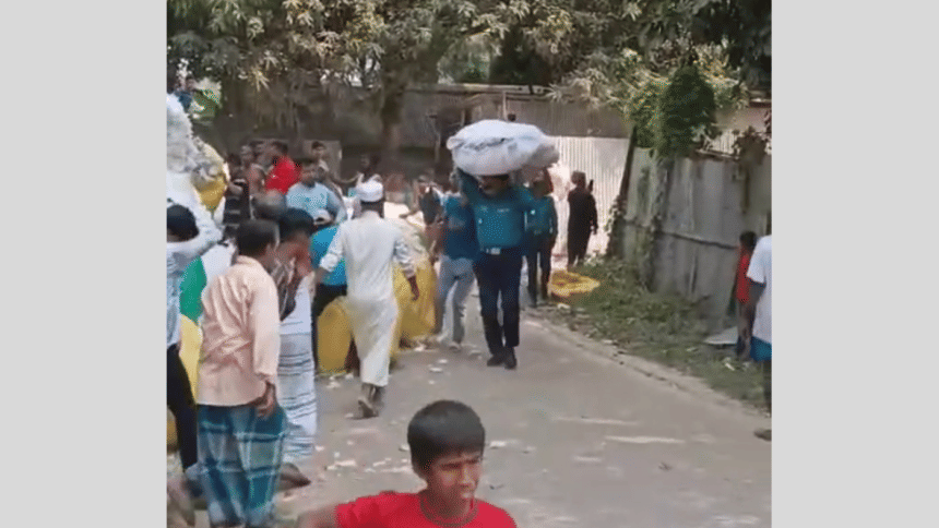 Sack on head, OC’s quick move amid fire wins praise