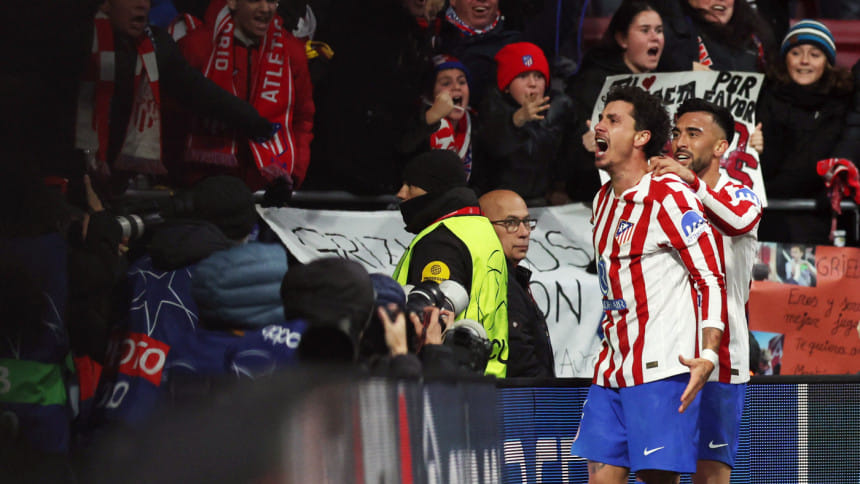 Dynamic Atletico Madrid 2-1 Inter Milan: Jose Maria Gimenez Scores Winner For Hosts View for Mobile