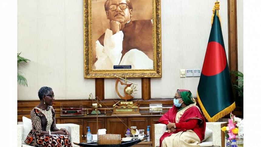 IMF Deputy Managing Director Antoinette Monsio Sayeh and PM Sheikh Hasina IMF Deputy Managing Director Antoinette Monsio Sayeh and PM Sheikh Hasina