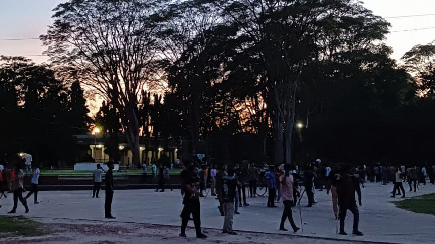 RU campus evacuation due to clash with police RU campus evacuation due to clash with police