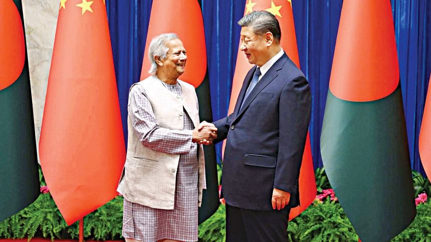Muhammad Yunus meets Xi Jinping Muhammad Yunus meets Xi Jinping