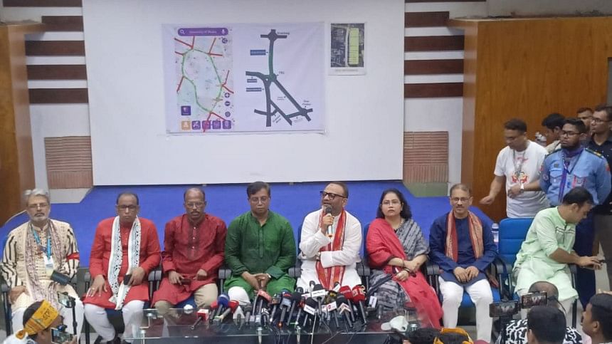 Dhaka University VC on diverse Borshoboron celebration Dhaka University VC on diverse Borshoboron celebration
