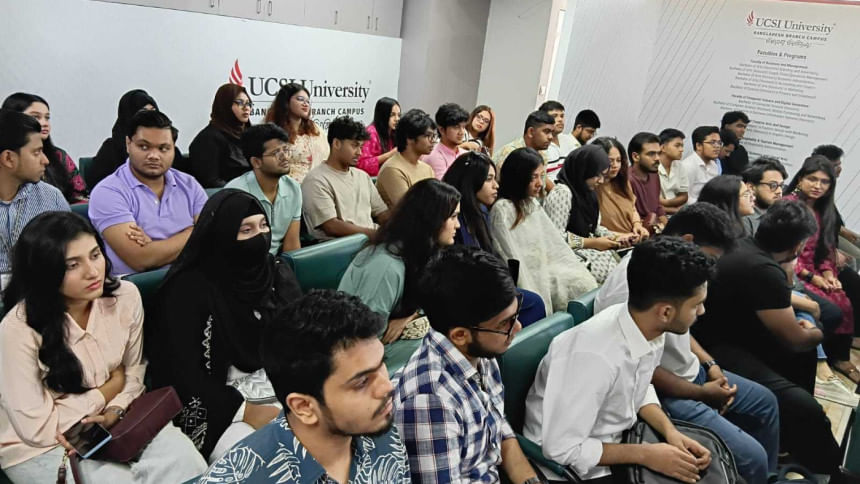 Mentors' GED students visit UCSI University Bangladesh Branch Campus