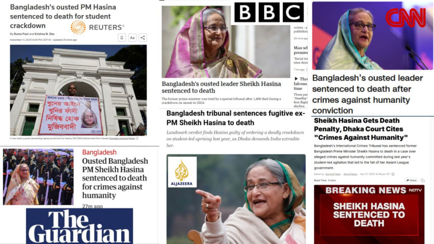 How international media covered Hasina's sentencing at ICT