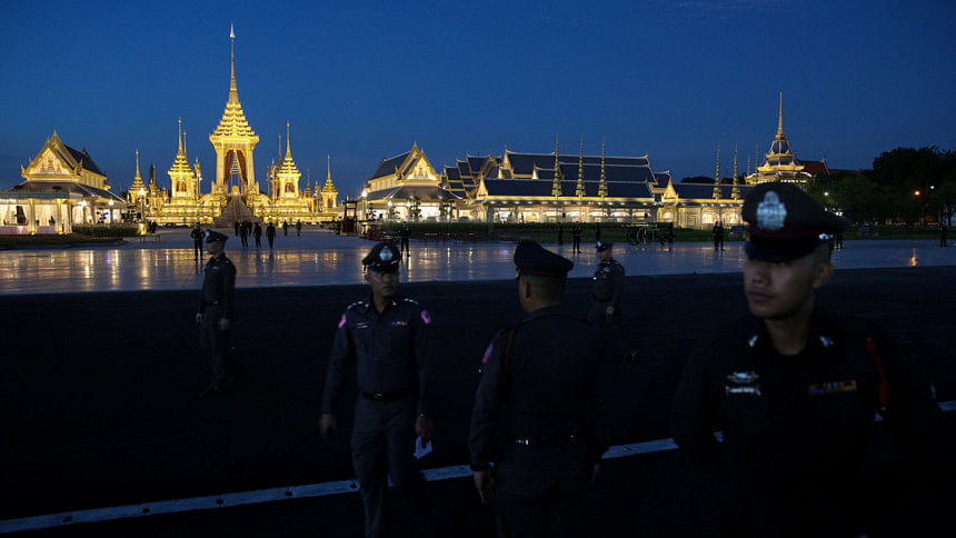 Tears in rain as Thais gather for late king's funeral Tears in rain as Thais gather for late king's funeral