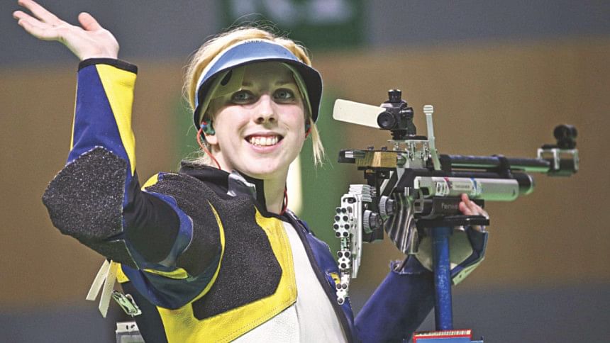 American shooter Ginny Thrasher American shooter, Ginny Thrasher, rio olympics 2016