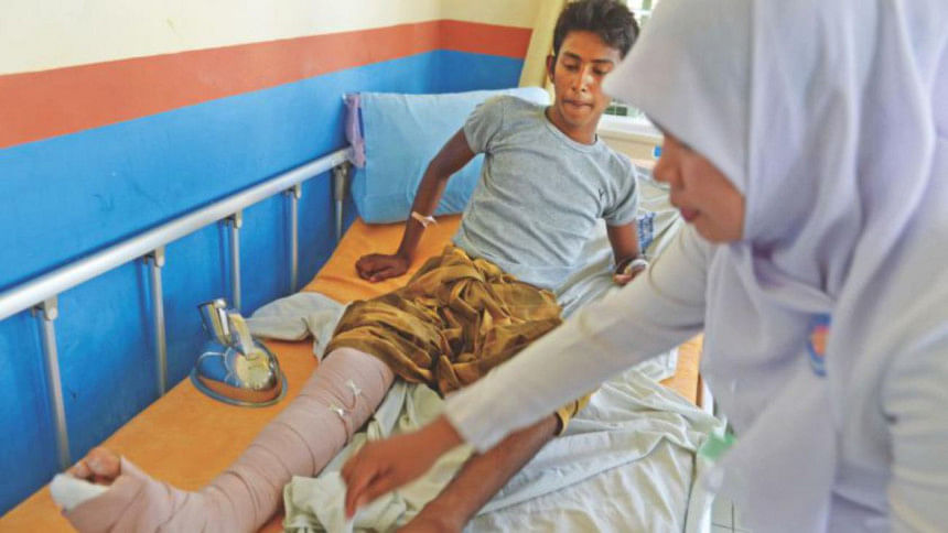 injured migrants