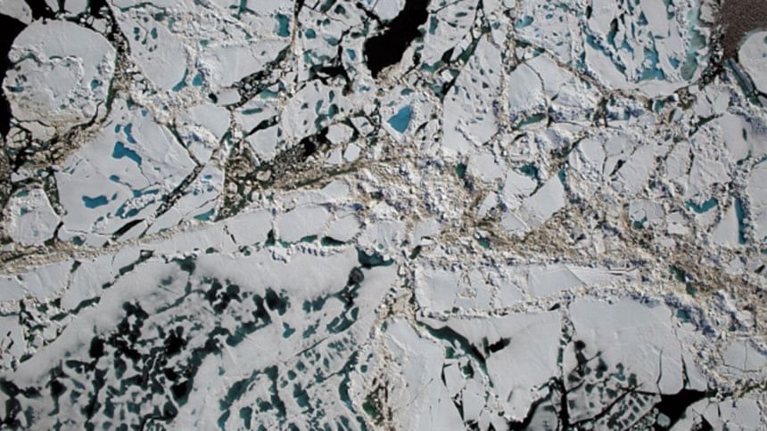 Sea Ice In Arctic Shrinks To Second Lowest Level On Record The Daily Star