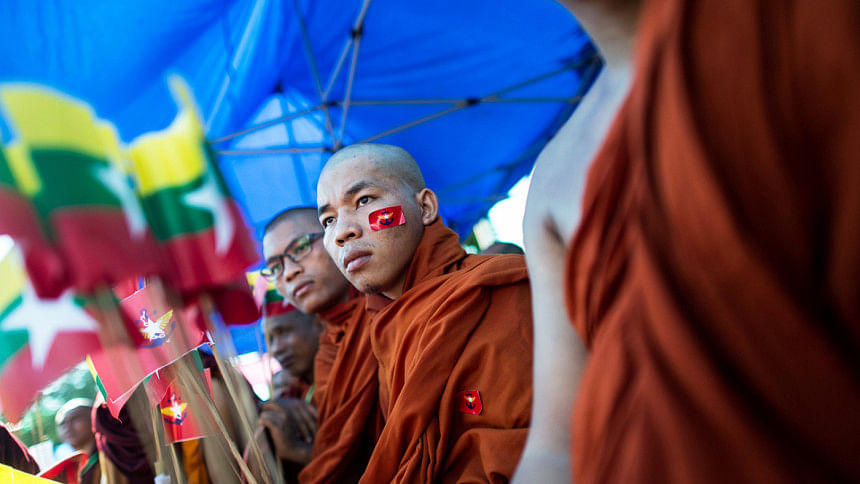 Myanmar monk Myanmar monk
