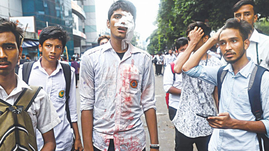 Student Protest For Safe Roads: Several Injured As BCL Men Attack