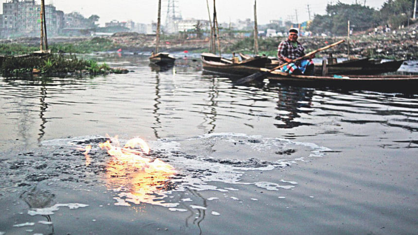 Water, Pollution, River,