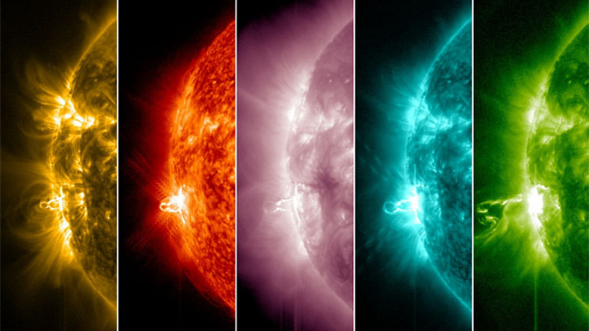 Sun X-ray reveals colorful processes | The Daily Star