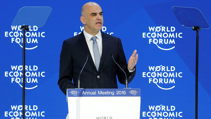 Swiss President Alain Berset Swiss President Alain Berset