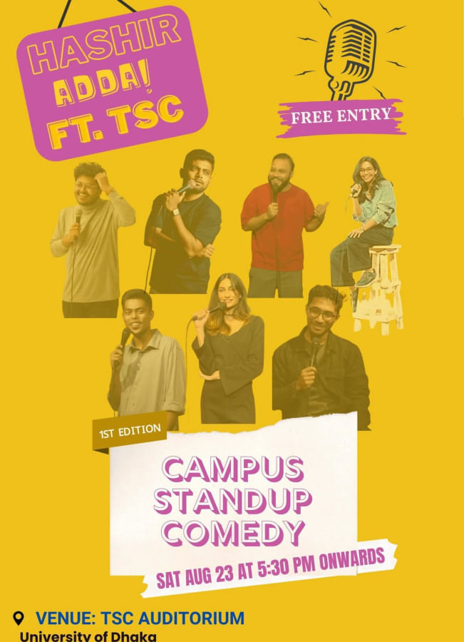 Standup comedy show held at DU for the first time Standup comedy show held at DU for the first time