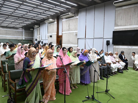 women reserved seats MPs oath ceremony 2026