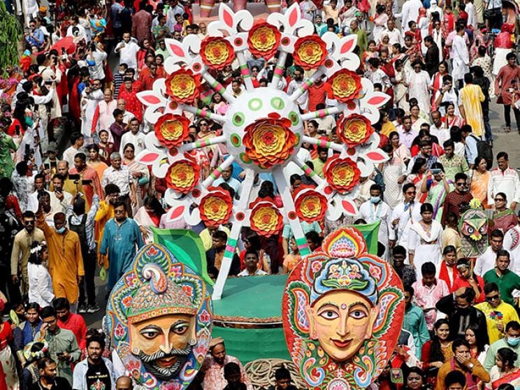 pahela baishakh celebraion in Bangladesh